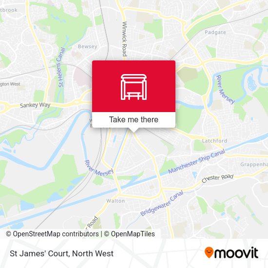 St James' Court map