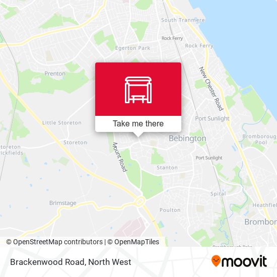 Brackenwood Road map