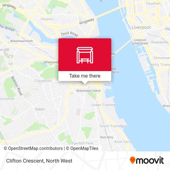 Clifton Crescent map