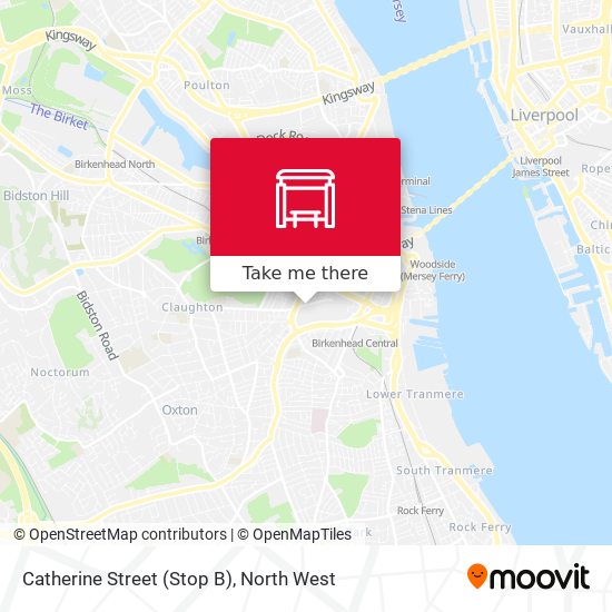 Catherine Street (Stop B) map