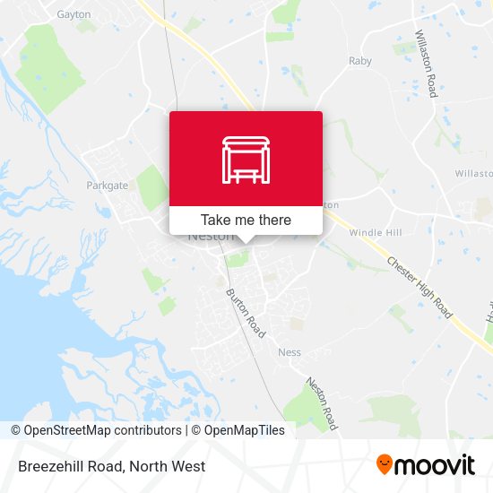 Breezehill Road map