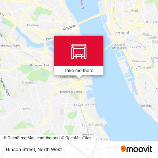 Hinson Street map