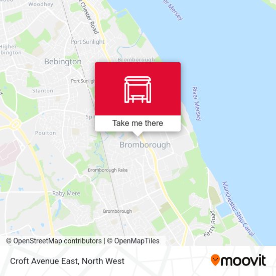 Croft Avenue East map