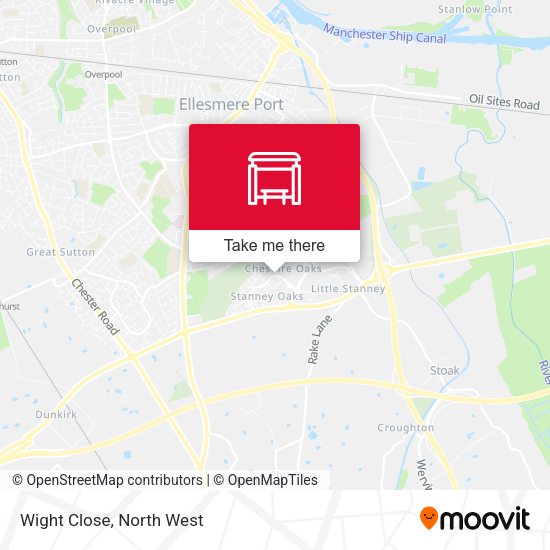 Wight Close map