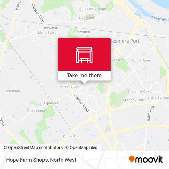 Hope Farm Shops map