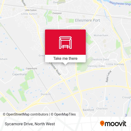 Sycamore Drive map