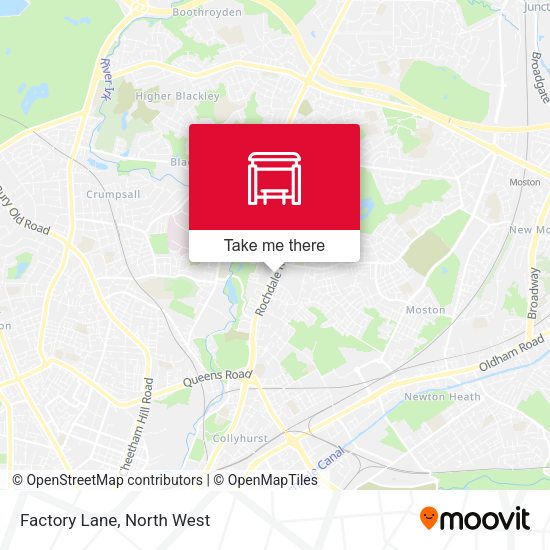 Factory Lane map