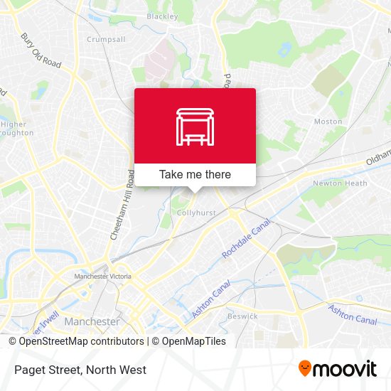 Paget Street map