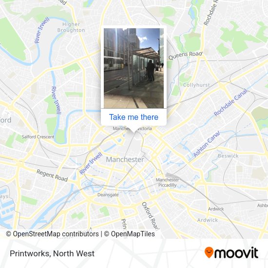 Printworks map