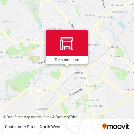 Castlemere Street map