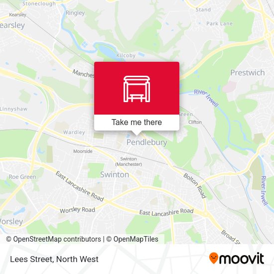 Lees Street map