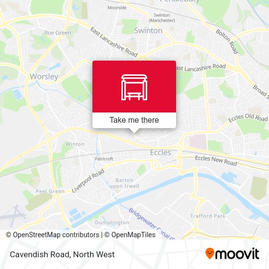 Cavendish Road map