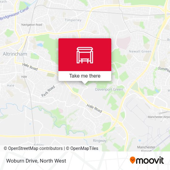 Woburn Drive map