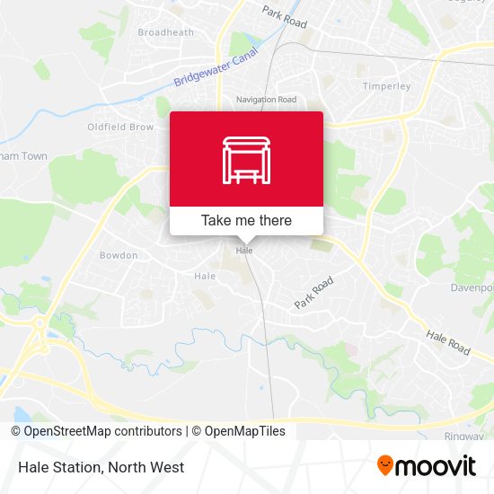 Hale Station map