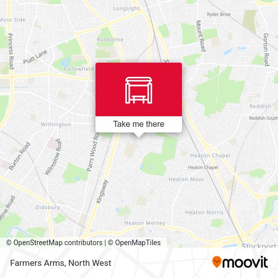 Farmers Arms map