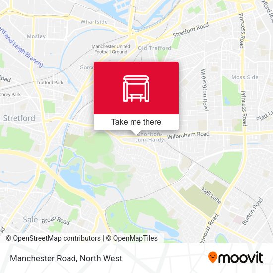Manchester Road map