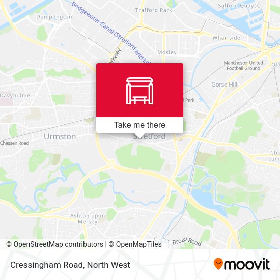 Cressingham Road map