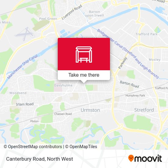 Canterbury Road map