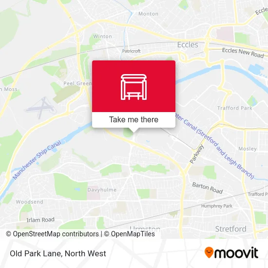 Old Park Lane map