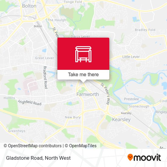 Gladstone Road map