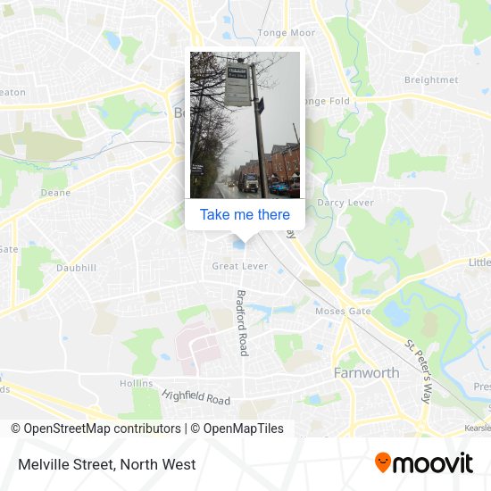 Melville Street map