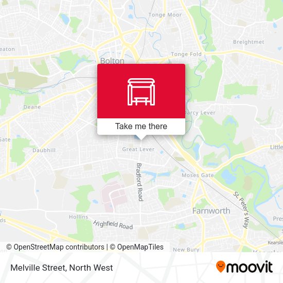 Melville Street map