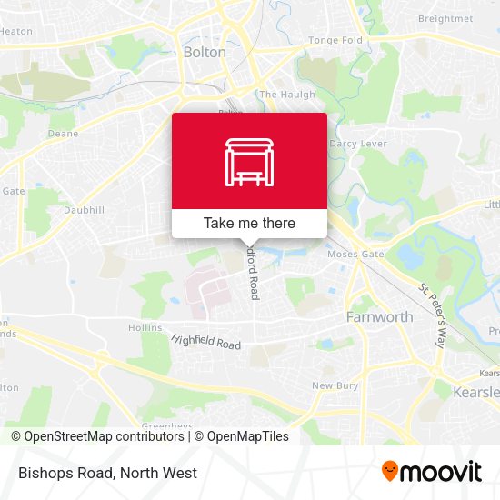 Bishops Road map