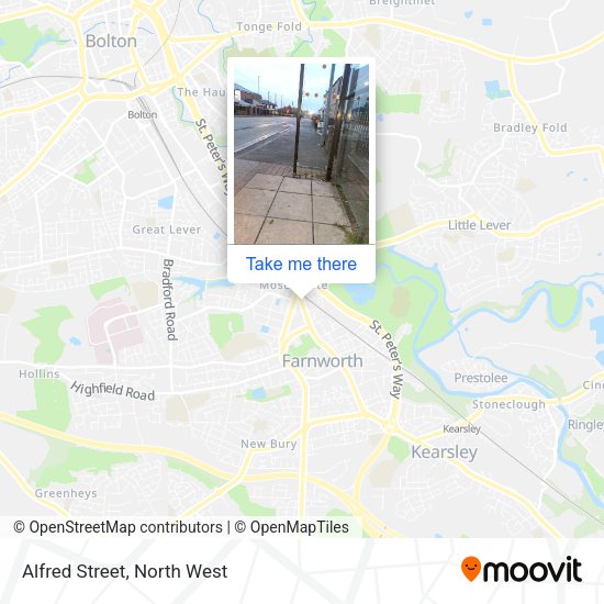Alfred Street map