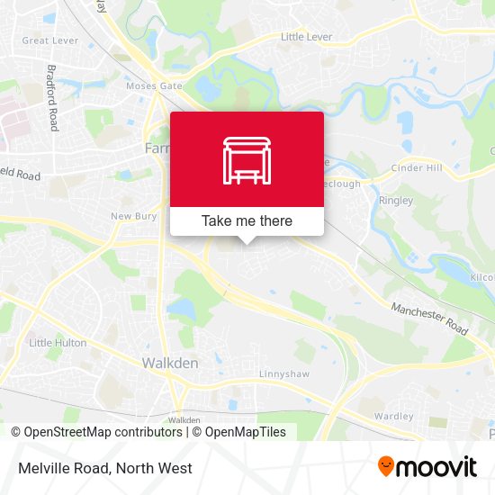 Melville Road map