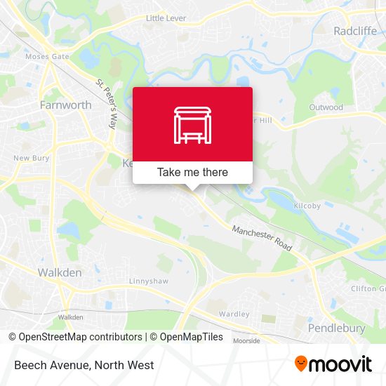 Beech Avenue map
