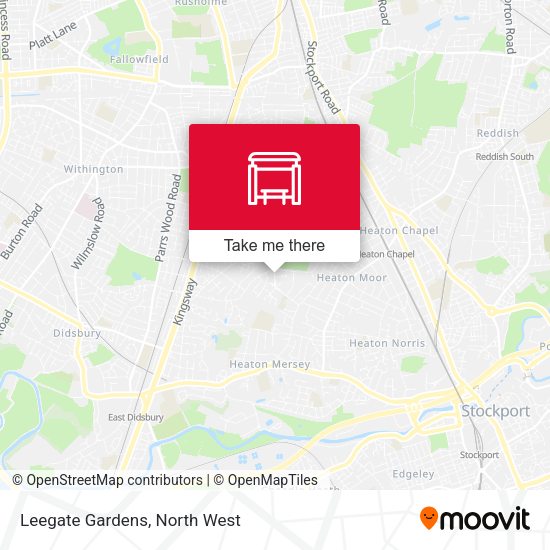 Leegate Gardens map