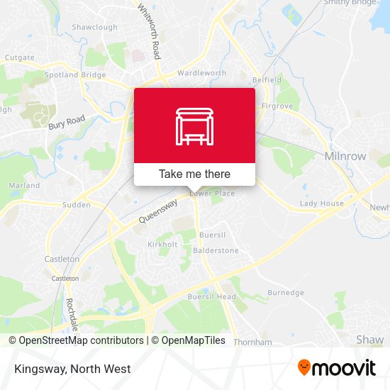 Kingsway map