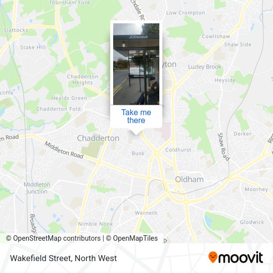 Wakefield Street map