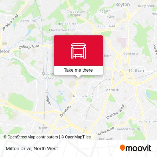 Milton Drive map