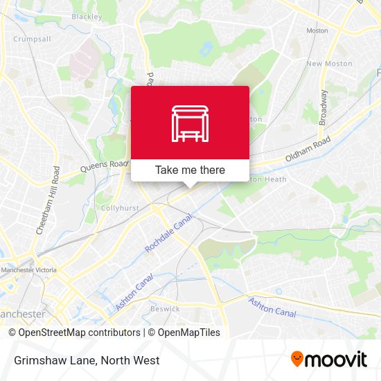 Grimshaw Lane map