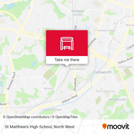 St Matthew's High School map