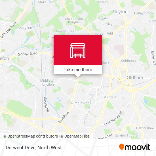 Derwent Drive map