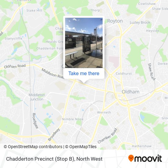 Chadderton Precinct (Stop B) map