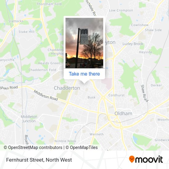 Fernhurst Street map