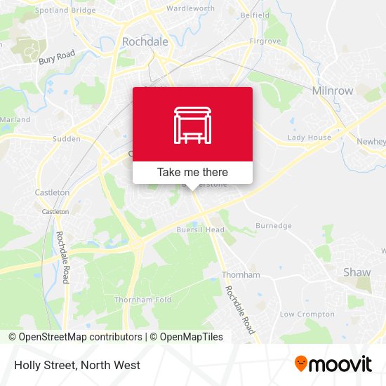 Holly Street map