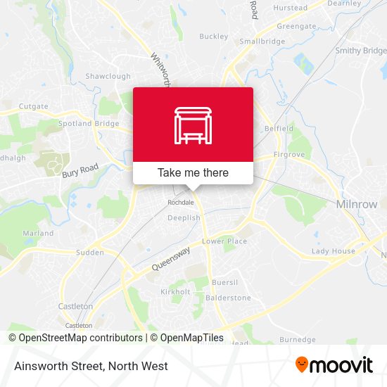 Ainsworth Street map