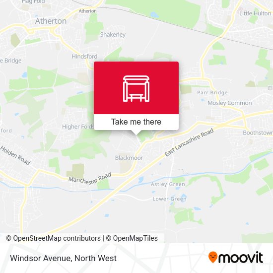 Windsor Avenue map