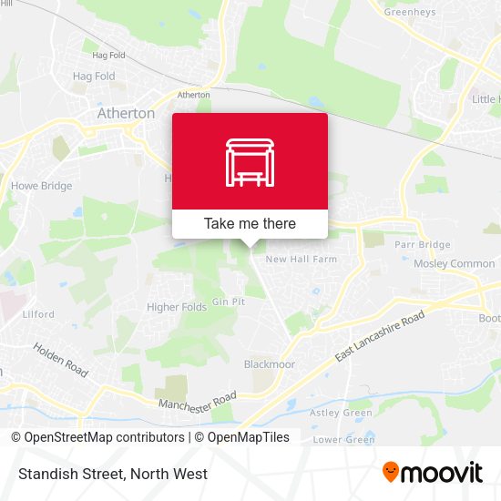 Standish Street map