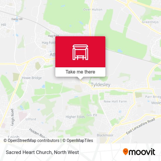 Sacred Heart Church map