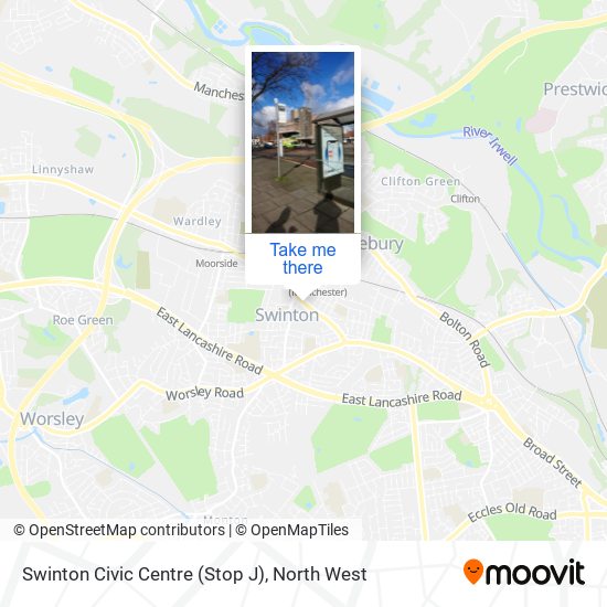 Swinton Civic Centre (Stop J) map