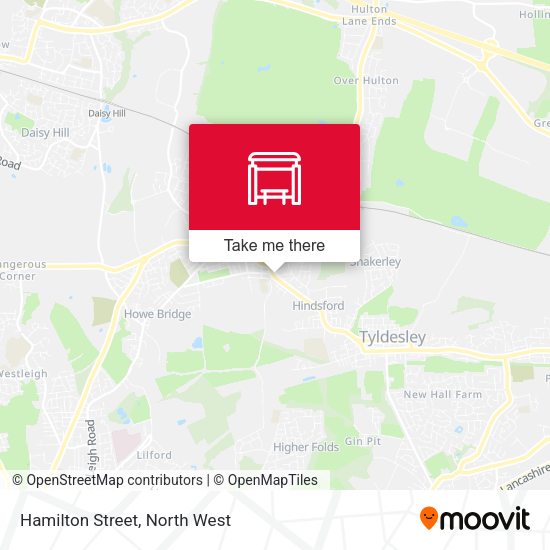 Hamilton Street map
