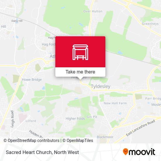Sacred Heart Church map