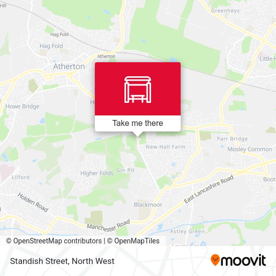 Standish Street map