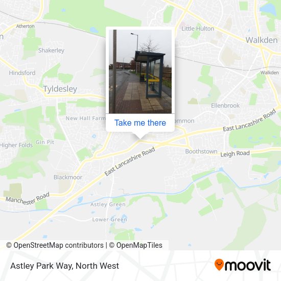 Astley Park Way map