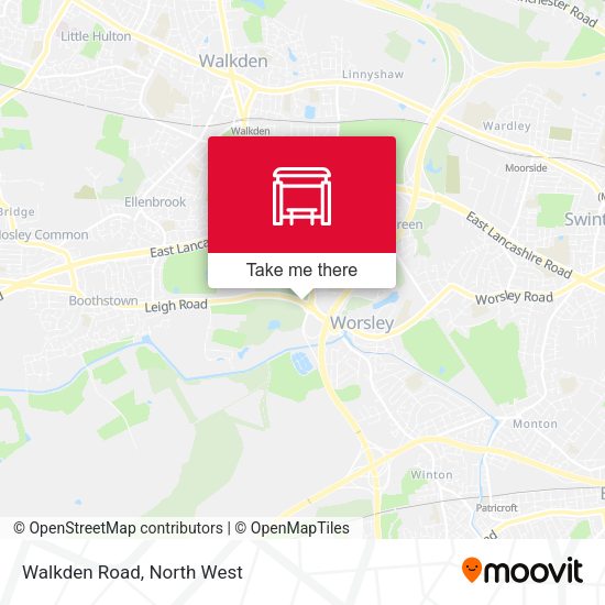 Walkden Road map